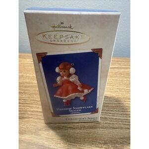 Hallmark 2003 Madame Alexander Holiday Snowflake Skater 8th In Series Ornaments